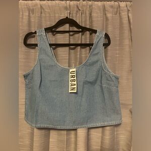 NWT Urban Outfitters BDG Denim Tank Top size medium